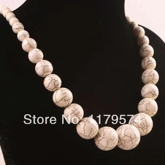 Горячая оптовая продажа новый очаровательный! Красивый белый Howlite турецкие