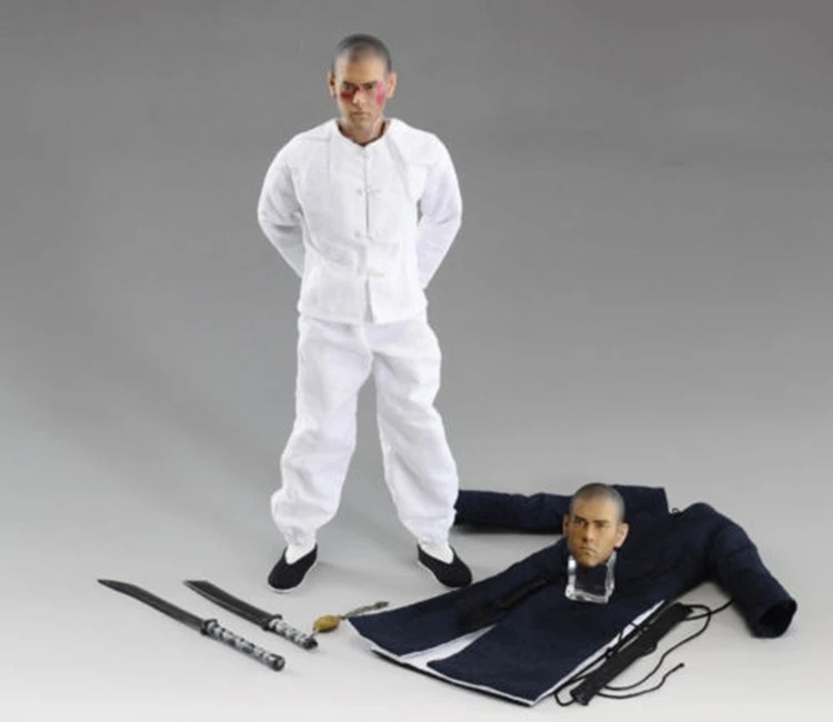 

For Collection 1/6 Full Set the Kung Fu Master Rise of the Legend Wong Fei-hung Action Figure Double Heads for Fans Gifts