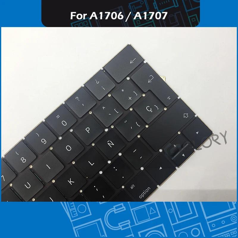 2016 2017 год ноутбук A1706 A1707 ES испанская клавиатура для Macbook Pro Retina 13 &quot15&quot Замена