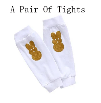 4-A Pair Of Tights Комплекты из 3 предметов Одежда для новорожденных девочек коллекция года, весенне-осеннее хлопковое боди с принтом кролика для малышей+ юбка-пачка+ колготки, штаны - Цвет: 4-A Pair Of Tights