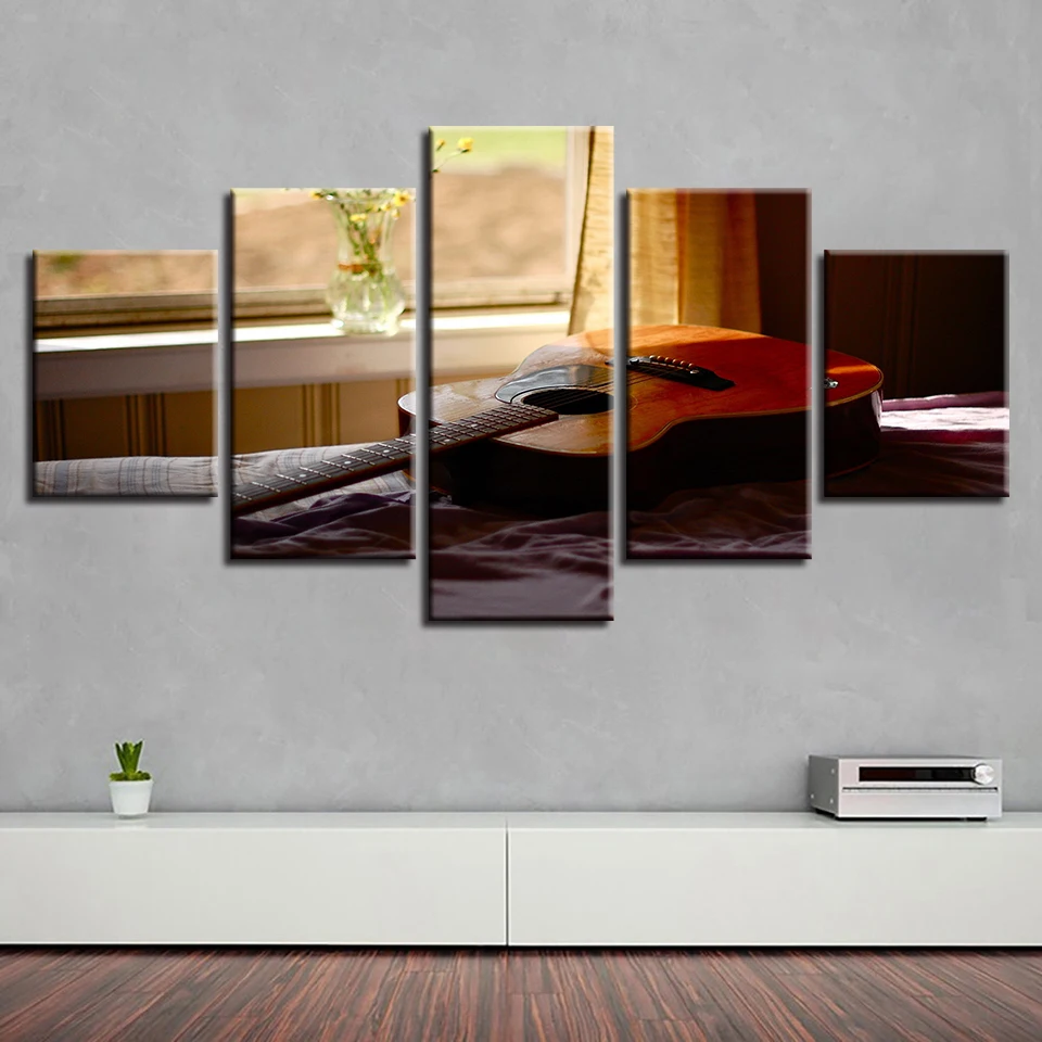 Wall Art Холст Фотографии домашнего декора модульная платформа 5 шт. теплый