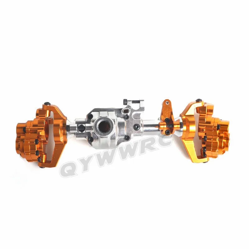 Front Axle Gold TRX4 алюминиевый передний и задний портал кожух полуоси для 1/10 RC Гусеничный автомобиль Traxxas Axles Upgrade части - Цвет: Front Axle Gold