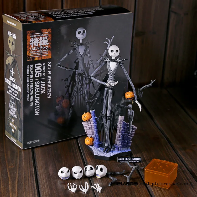 SCI FI для тинейджеров Revoltech серии NO.005 Джек Скеллингтон ПВХ движущаяся фигурка