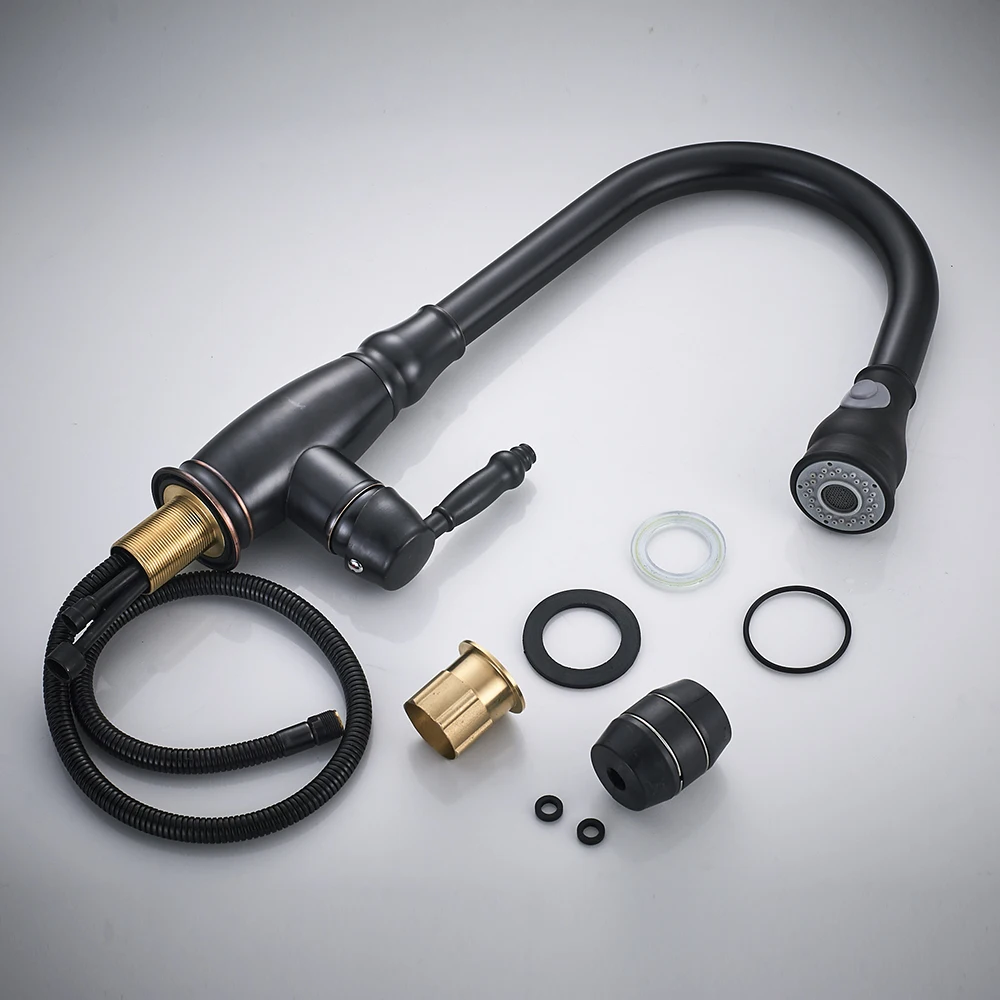 Кухонный Смеситель Uythner кухонный кран из матового никеля для горячей и холодной