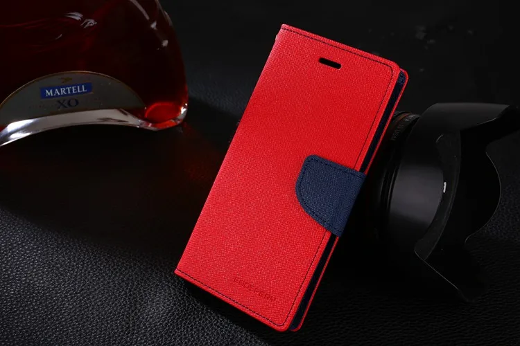 Чехол-бумажник Goospery из искусственной кожи с откидной крышкой, для Samsung Galaxy J3, J5, J7 года, европейская версия, популярный цветной Чехол-кобура с отделением для карт