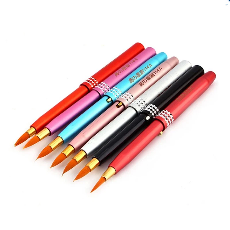 Модная губная щетка выдвижная металлическая основа косметическая помада блеск