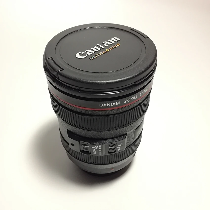 Горячая продажа Забавный подарок Caniam SLR объектив камеры чашка пластиковая