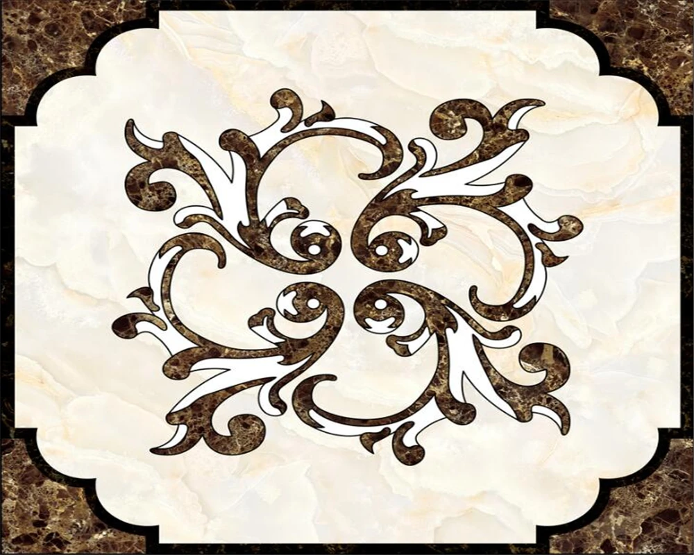 3D пленка для пола очень высокая четкость Европейский имитация мрамора нож воды