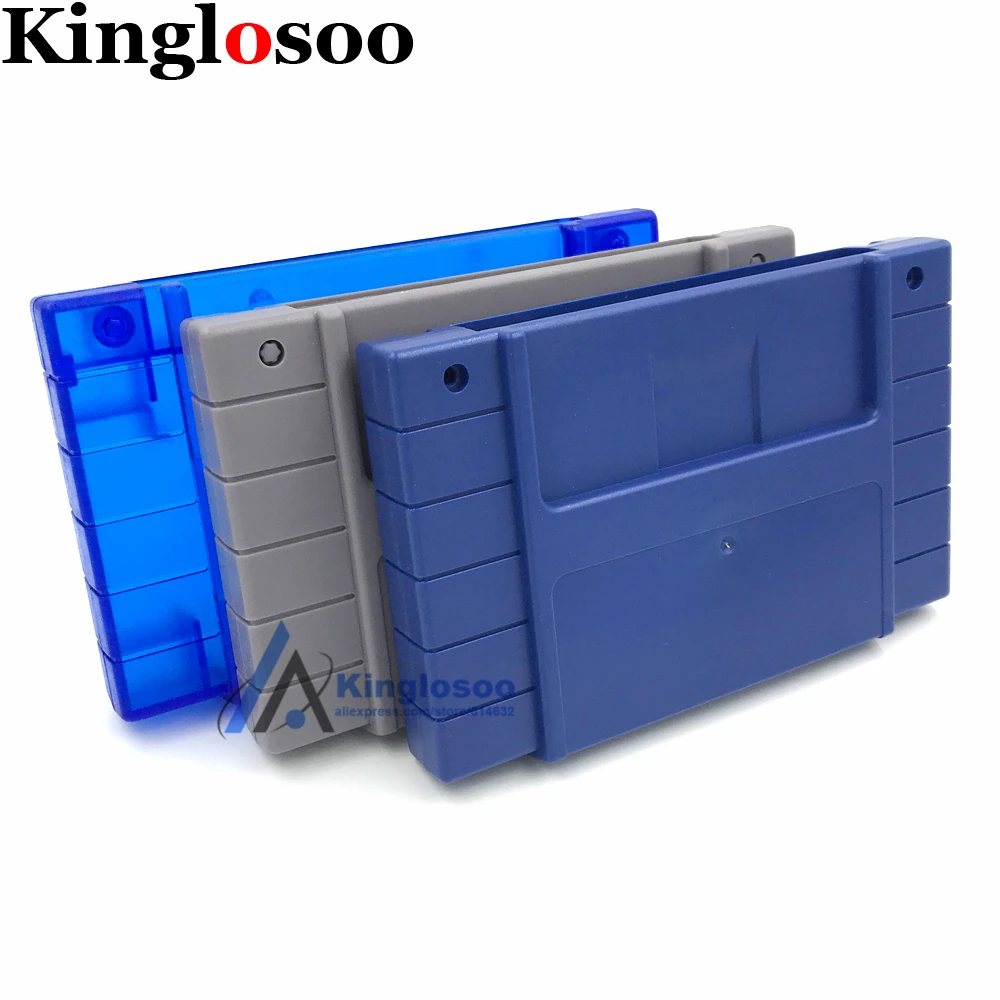 4 цвета Американская версия игры Чехол для SFC SNES игровой Картридж с винтом|case for|case