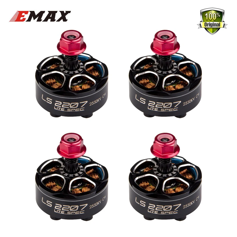 4 шт. Новый EMAX LS2206 2300KV 2600KV 2700kv/LS2207 1900KV 2400KV 2550KV 3 ~ 5 s 6 S двигатель для FPV RACER