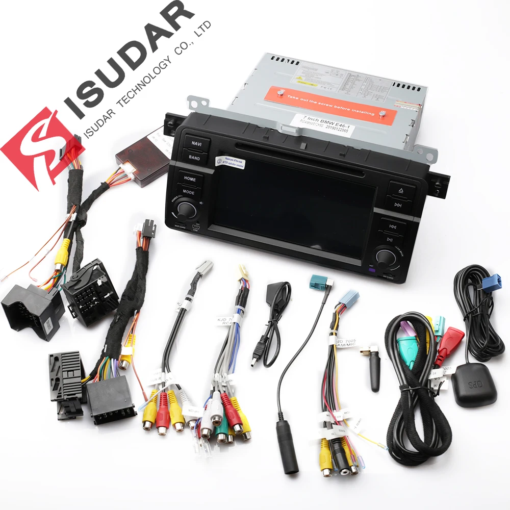 Isudar Автомобильный мультимедийный плеер Android 9 1 Din dvd для BMW/E46/M3/MG/ZT/Rover 75/320/318/325