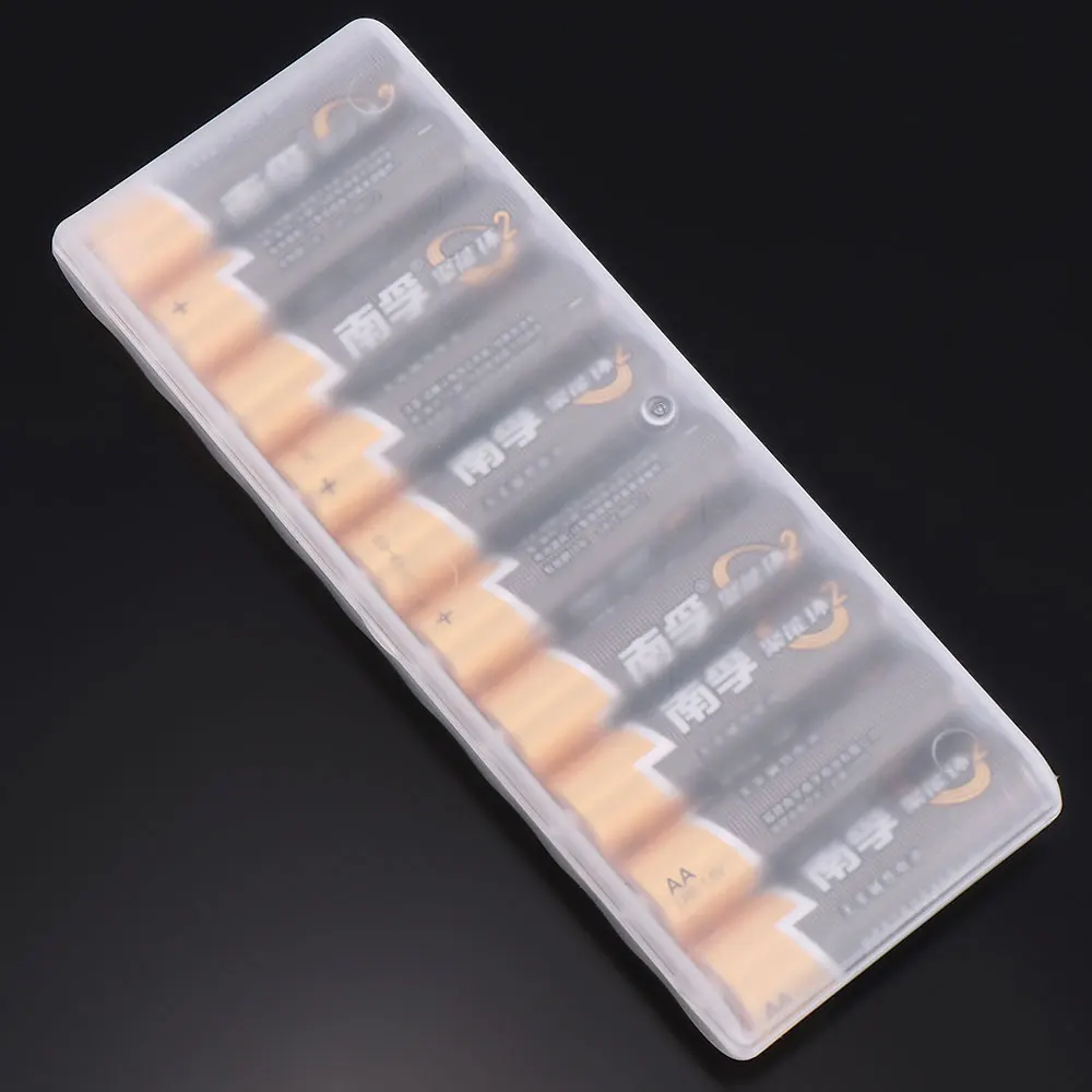 1 шт. Белый 10 сеток батарея держатель чехол органайзер контейнер AA батарейки ящик