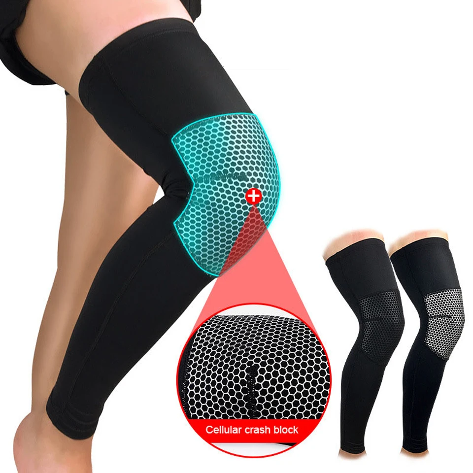 

1PCS Sport Safety Football Volleyball Basketball Knee Pads Tape Elbow Tactical Knee Pads Calf Support Cellular Knees Protect
