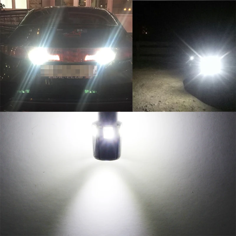 2x Чрезвычайно яркий T15 W16W 921 912 XBD чип 16 Вт Автомобильный светодиодный светильник заднего хода, задний фонарь, задние габаритные огни 6000K белый DC12V