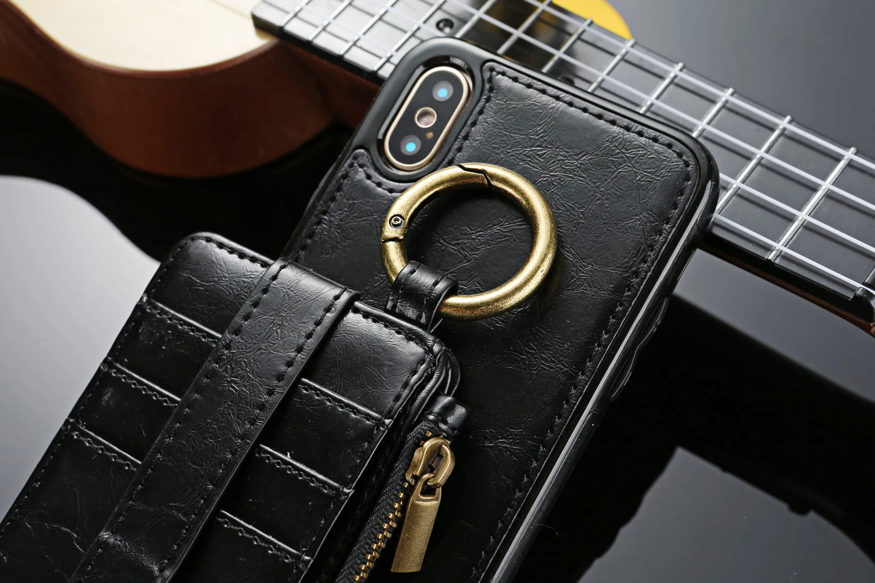 Роскошный чехол-кошелек на молнии для iPhone 7, 8 Plus, 6, 6 S, X, Xs, Max, XR, кожаный чехол для карт, магнитный автомобильный флип-чехол для iPhone XS, сумка для телефона