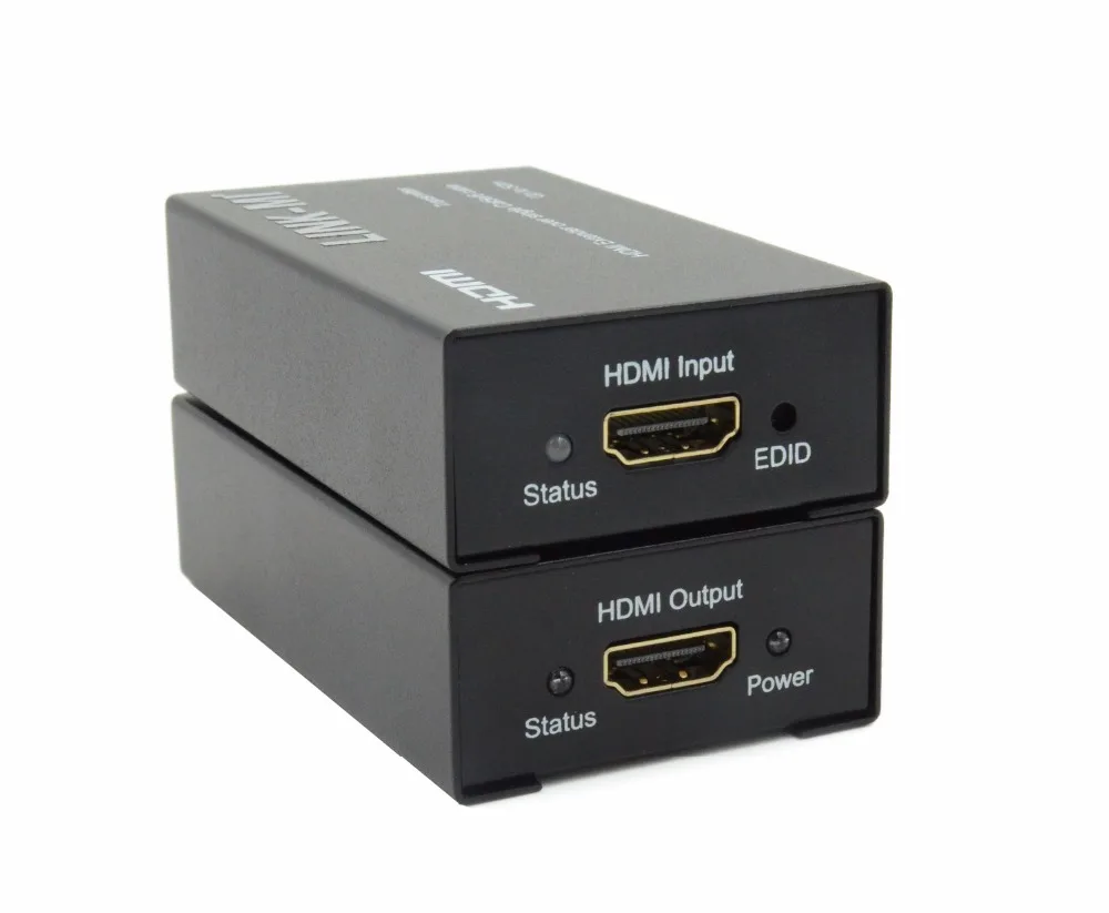 LINK-MI 50 м HDMI удлинитель 1080p 3D EDID более Cat5e/6 кабель аудио-видео передатчик и приемник
