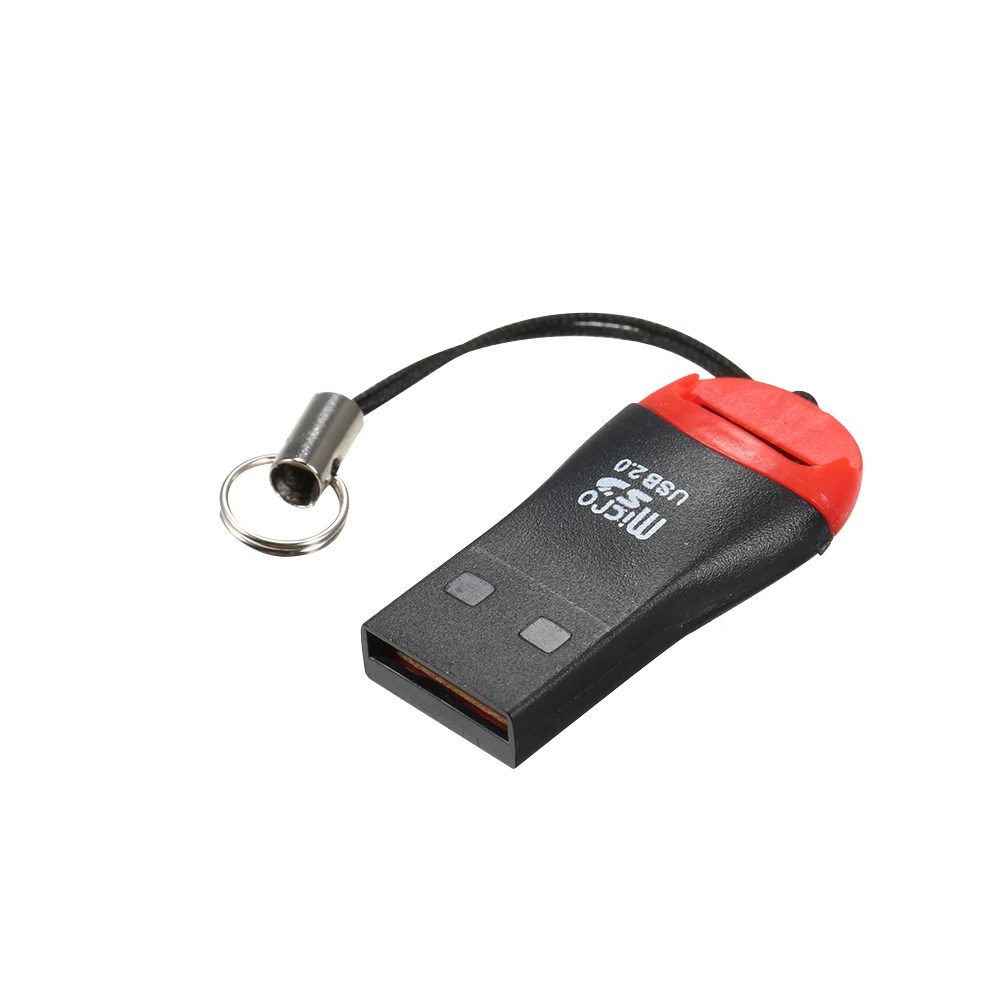 Мини портативный считыватель tf карт USB 2 0 Портативный TF адаптер для считывателей