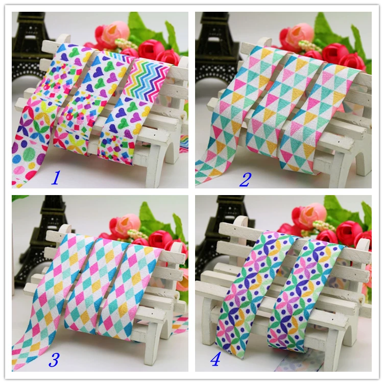 1 ''Бесплатная доставка складной эластичный Цветочный узор в клетку головная