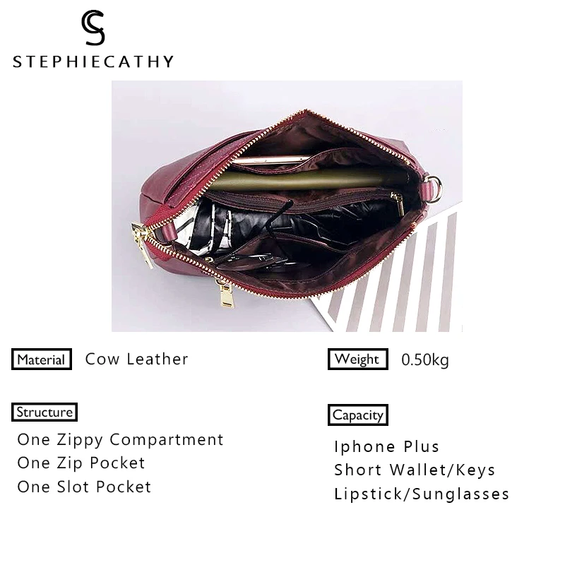 Женская сумка мессенджер SC из натуральной кожи в форме багета|Сумки с ручками| |