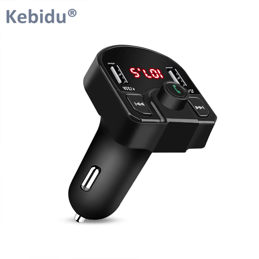 Автомобильное зарядное устройство с Bluetooth FM-передатчик mp3-плеер двойным