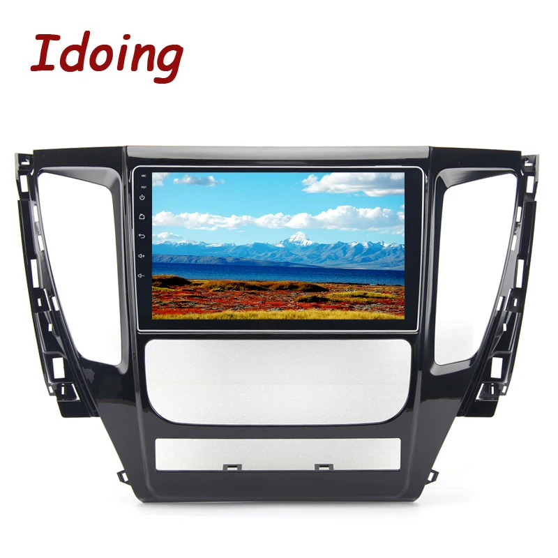 Idoing 1Din 9 &quotAndroid 8 0/7 1 автомобильный мультимедийный плеер руль для Mitsubishi Pajero 2017 Core