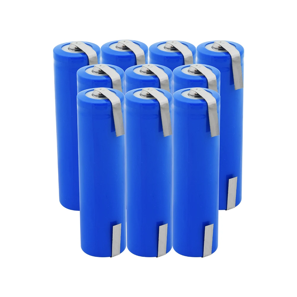 10 PCS 18650 перезаряжаемая литиевая батарея 2800mAh 3,7 V Li-Ion батареи 30A разряда для инструментов батареи для электронных сигарет+ DIY никелевые листы - Цвет: 10 PCS