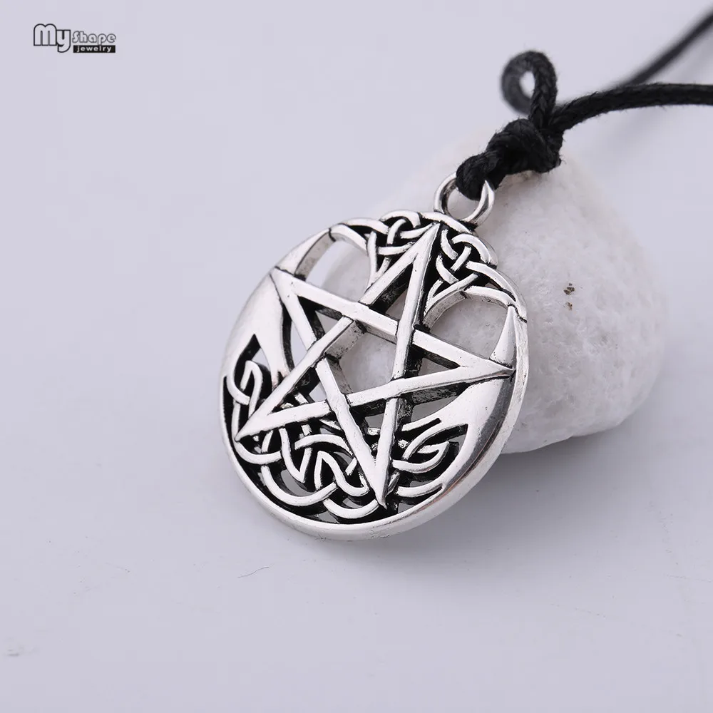 Мой Форма Древо жизни Wicca Звезда Давида кулон заявление ожерелье печатка из