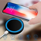 Беспроводное зарядное устройство JUSFYU Mini Qi, USB-зарядка для iPhone X, 8, 8 Plus, Samsung Galaxy S6, S7 Edge, S8 Plus, Note 5, 8, зарядное устройство