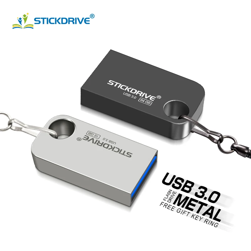 Fast speed Super Mini Pendrive 3.0 USB Flash Drive 32GB 16GB Metal Waterproof Pen 64GB 128GB Stick | Компьютеры и офис