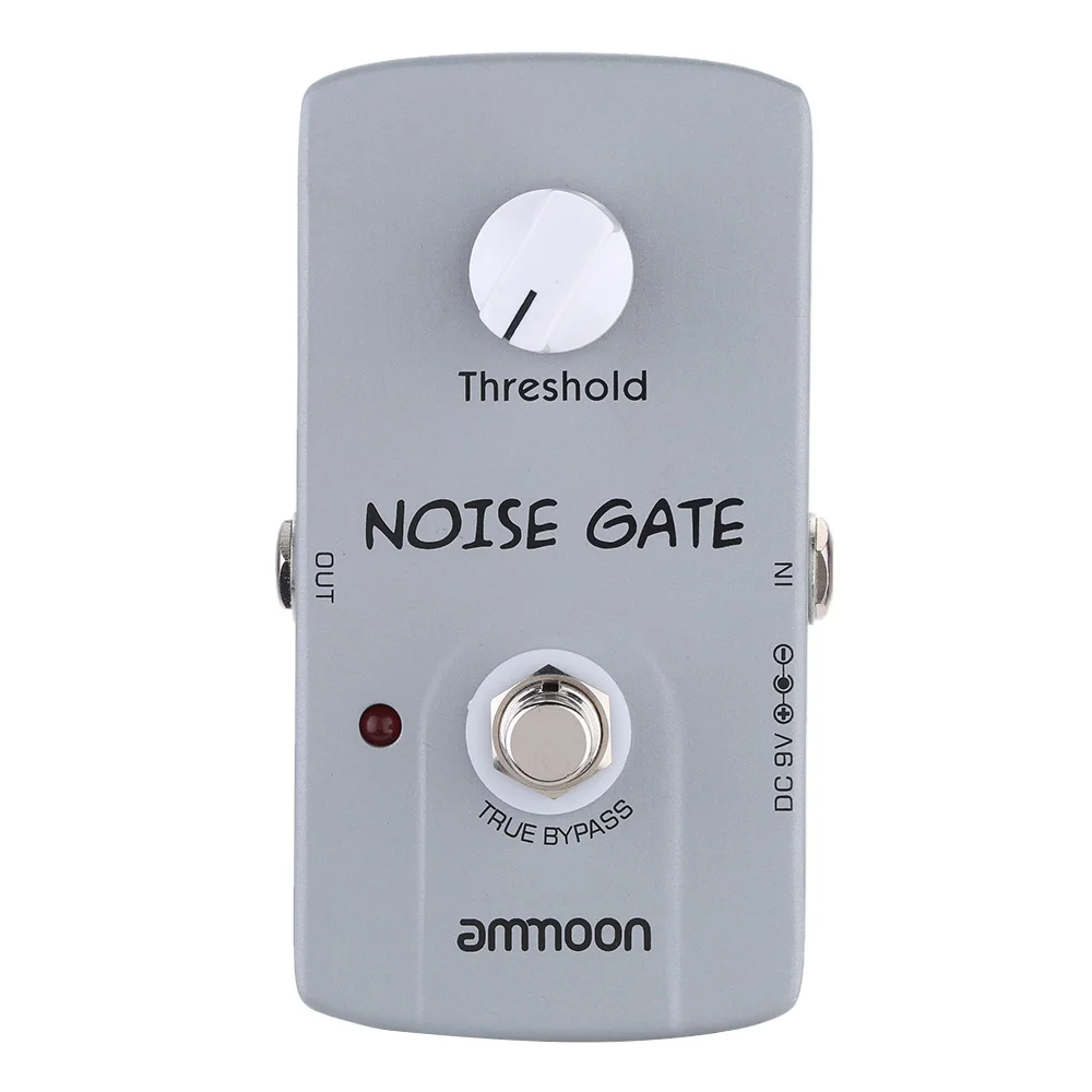 Ammoon AP-06 педаль для гитары Noise Gate электрогитара эффект педаль шумоподавитель с 2 шт. педаль Соединительный кабель - Цвет: without cables