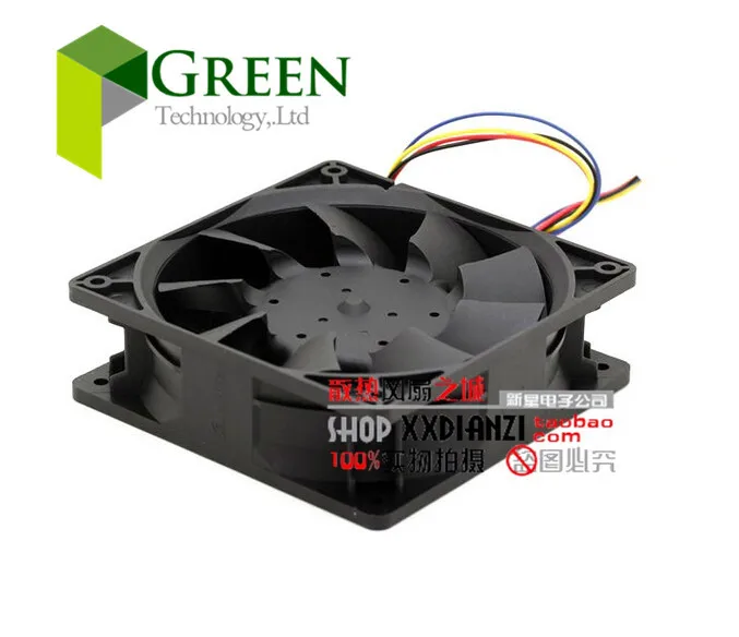 Дельта(12 см); 120 мм PWM FAN 252CMF 12V 3.9A TFC1212DE сервер чехол большой мощности охлаждения вентилятор с 4p