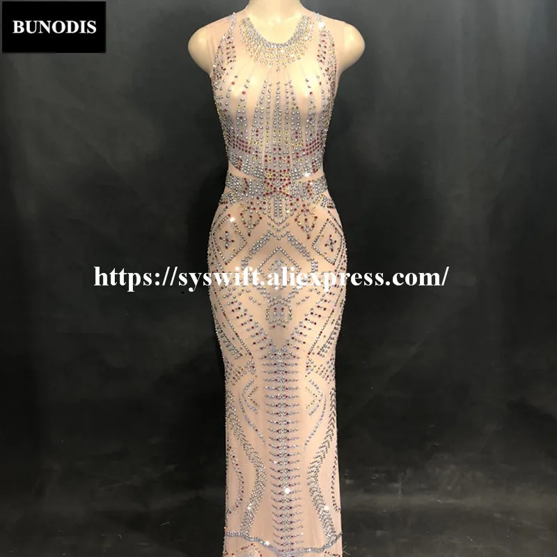 BU294 Женская Сексуальная пряжа длинная юбка без рукавов красные золотые