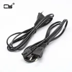 Короткий 2-контактный разъем C7 для ЕС, сетевой кабель переменного тока, свинцовый шнур 1,5 м, 5 футов, рис. 8, новый R06, Прямая поставка