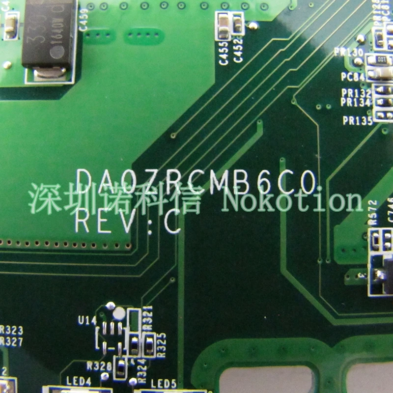 Материнская плата NOKOTION DA0ZRCMB6C0 MBND706001 MB.ND706.001 для ноутбука Acer eMachines E732 E732Z HD6370M HM55 DDR3