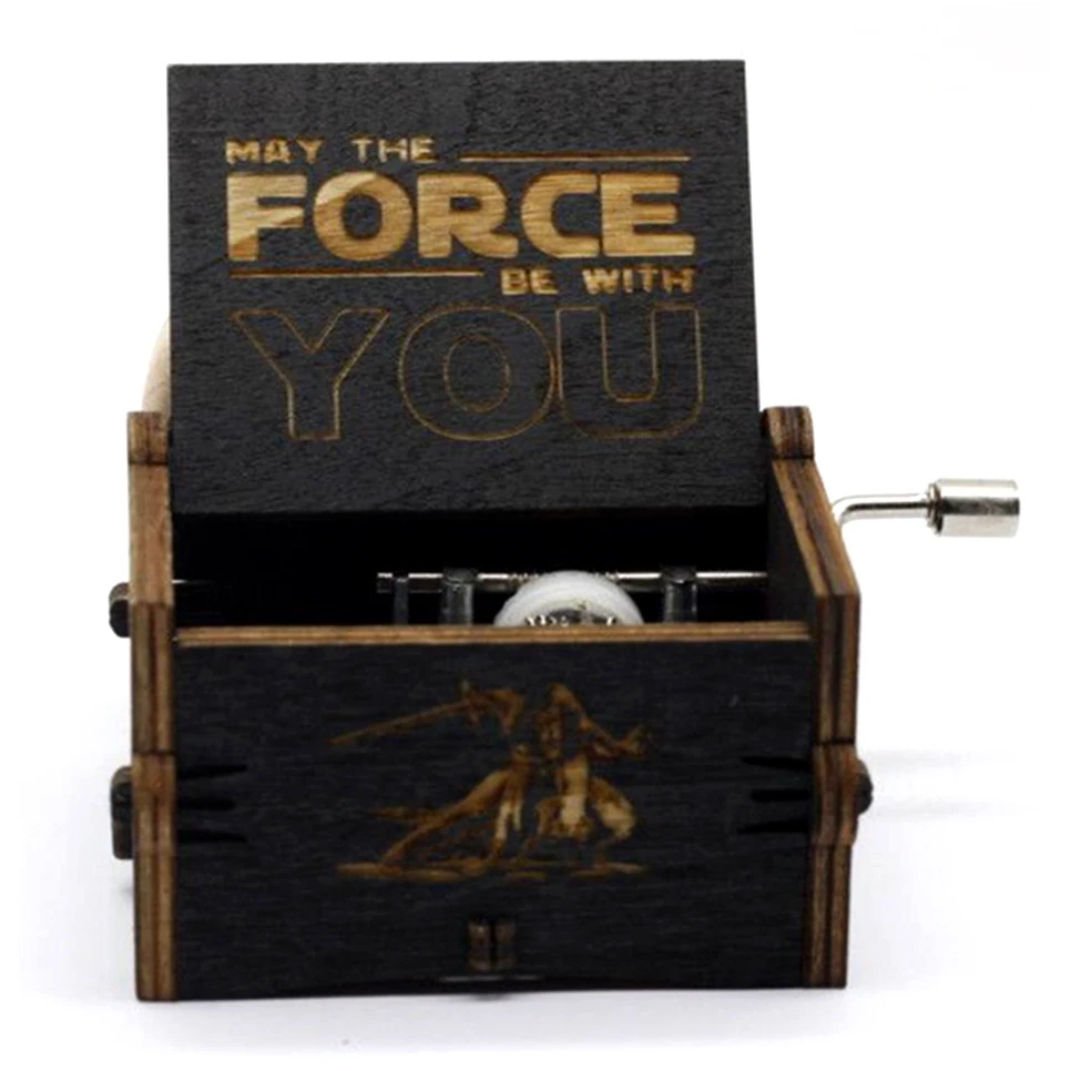Star War Новинка года. Музыкальная шкатулка в стиле королевы из дерева. Музыкальная шкатулка Zelda для детей/друзей. Подарок на Рождество. Подарок на день рождения - Цвет: Star War