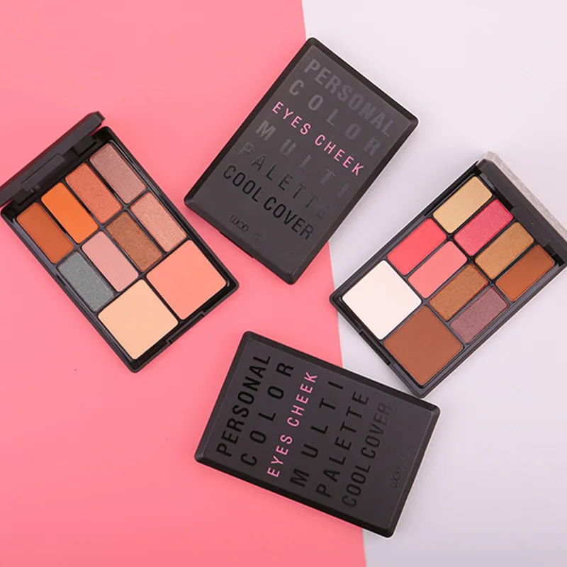 Красивые цвета 8 + 2 хайпигментные тени для век countour makeup palette Duochrome eyeshadow| |