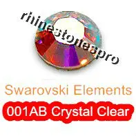 Ss14 оригинальные элементы Swarovski AB кристально чистые (001AB) 720 шт (без горячей