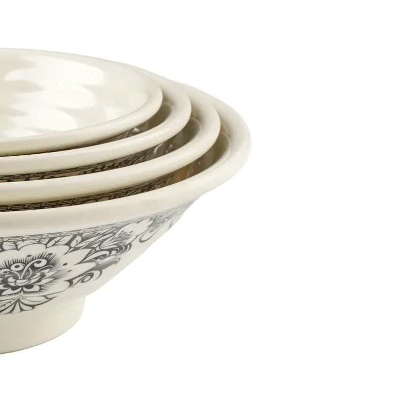 1 шт. миска Ramen меламиновая для горячего горшка еды быстрого приготовления 3