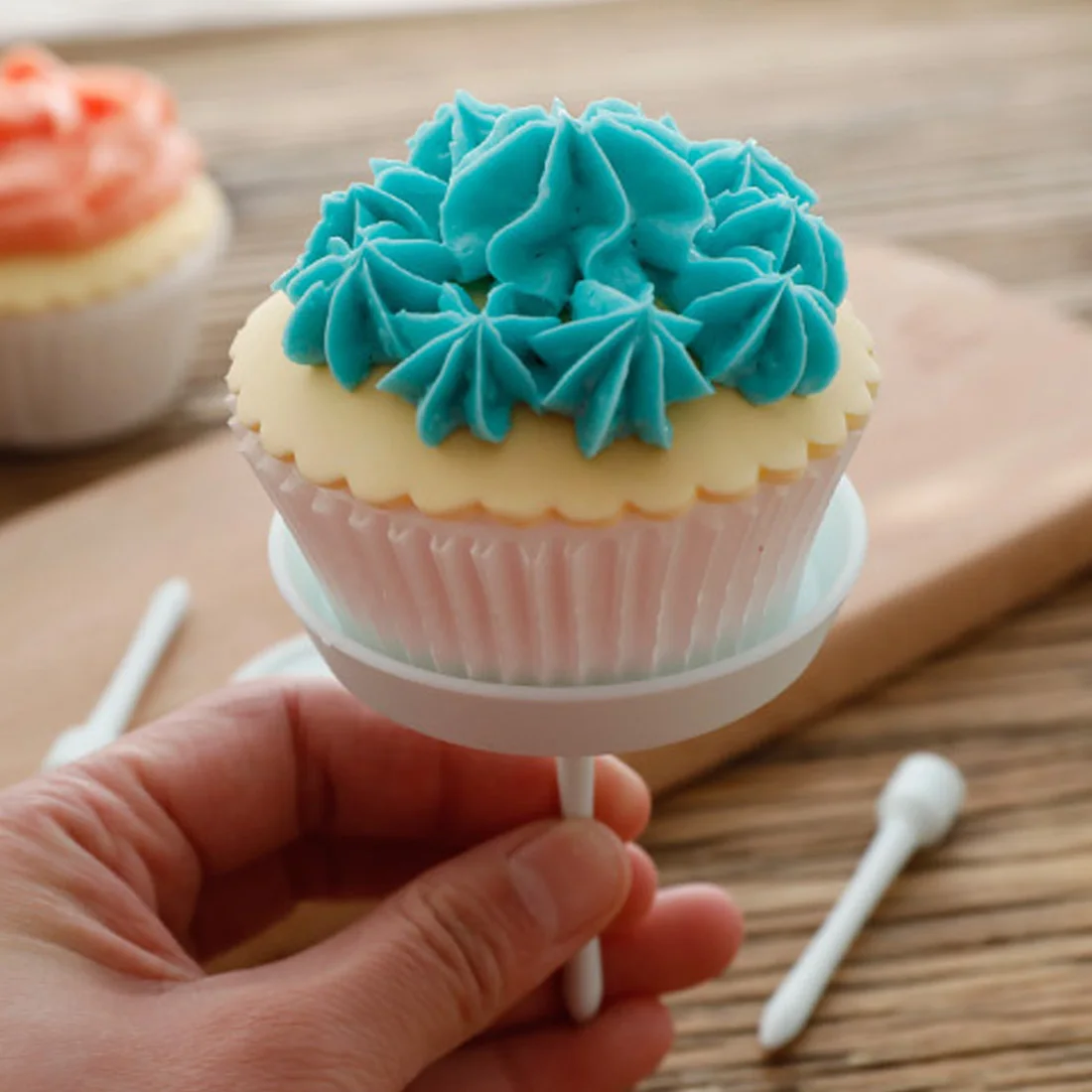 1 комплект/4 шт Sugarcraft кекс торт стенд глазурь Крем Цветок украшения ногтей набор инструментов
