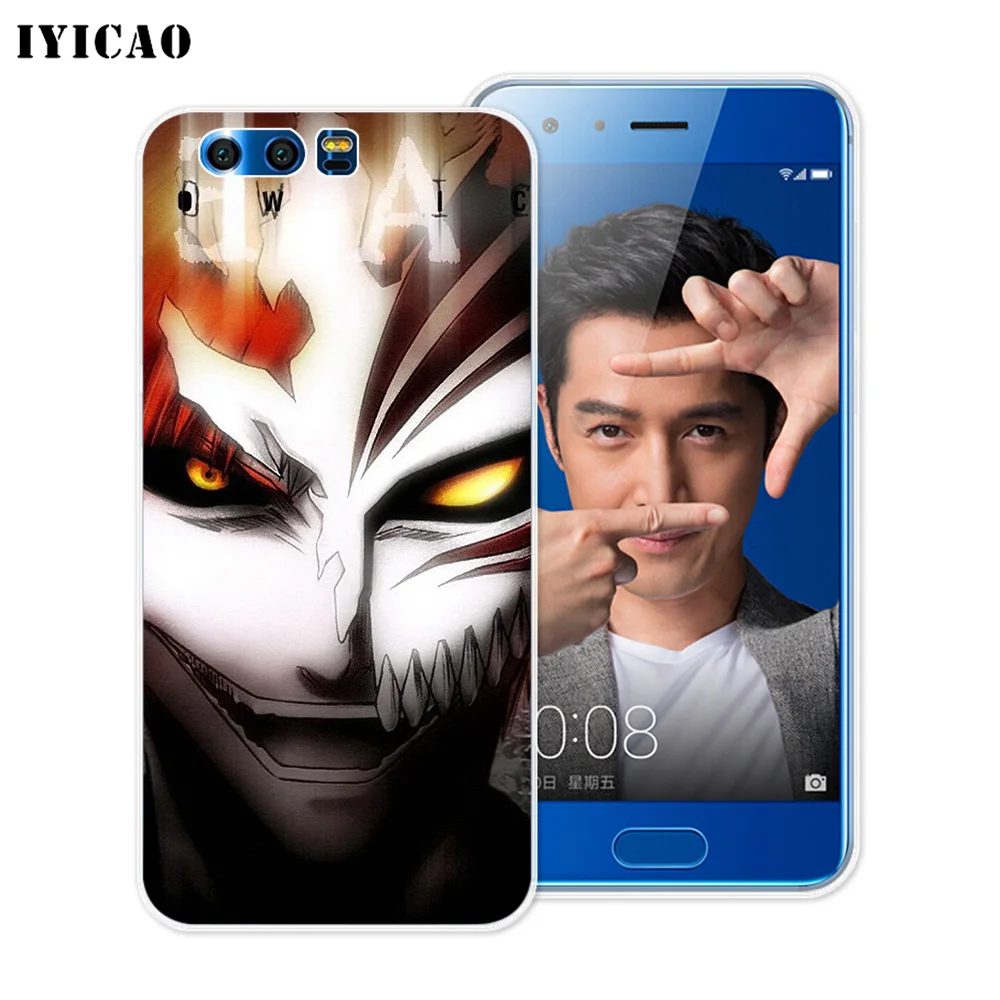 IYICAO BLEACH ichigo маска мягкий силиконовый чехол для Huawei Y9 Y7 Y6 Prime 2018 Honor 8C 8X 8 9 10 Lite 7X 7C 6A 7A
