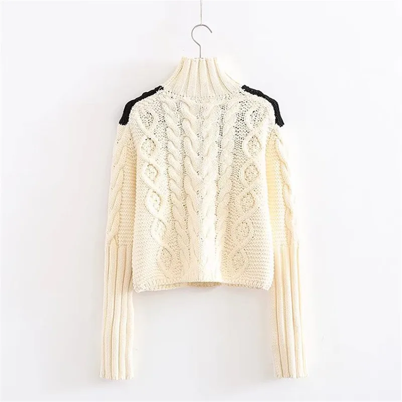 Роскошный корейский свитер 2017 зима горячая распродажа водолазка длинный рукав