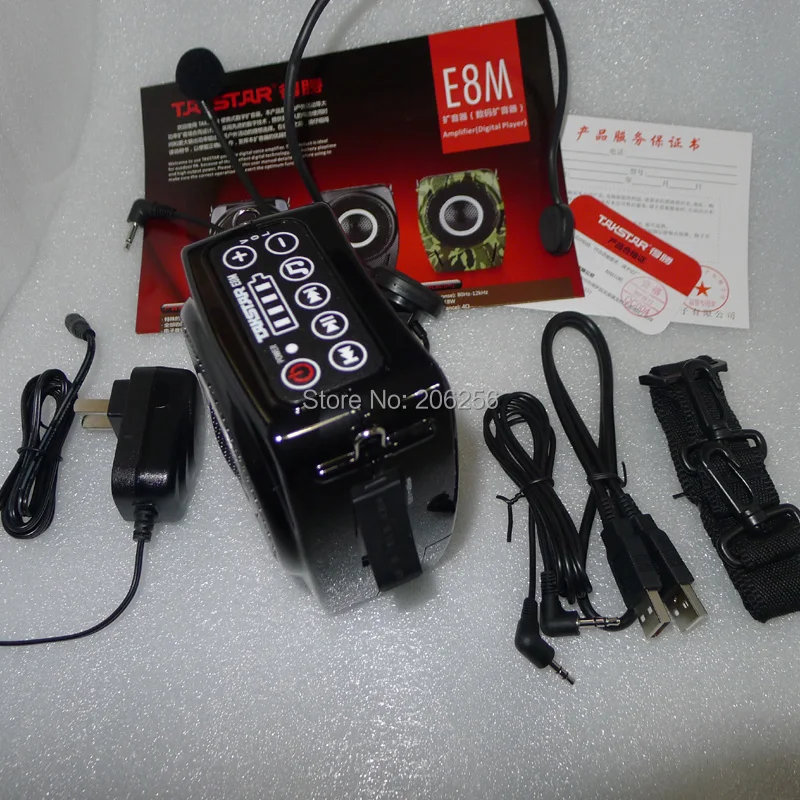 TAKSTAR E8M Портативные Цифровые усилители и динамик MP3 аудио плеер класса D Цифровой