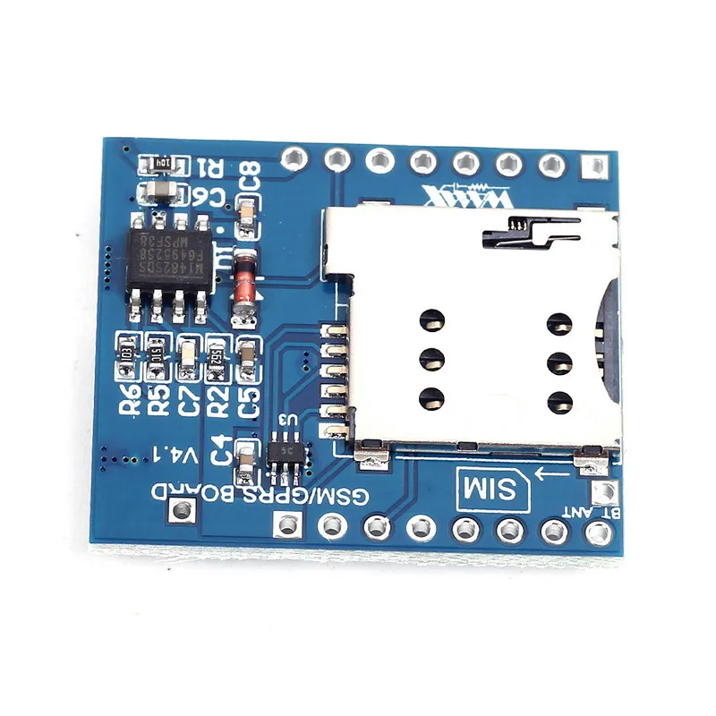 SIM800C GSM GPRS модуль 5 В/3 3 в TTL макетная плата IPEX с Bluetooth и TTS для Arduino STM32 C51|gprs module|development