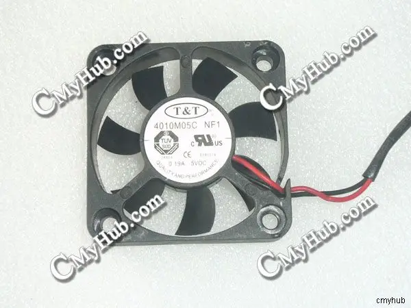 2 контактный охлаждающий вентилятор для T & 4010M05C NF1 5VDC 0.19A 4010 4 см 40 мм 40x40x10 мм|cooling