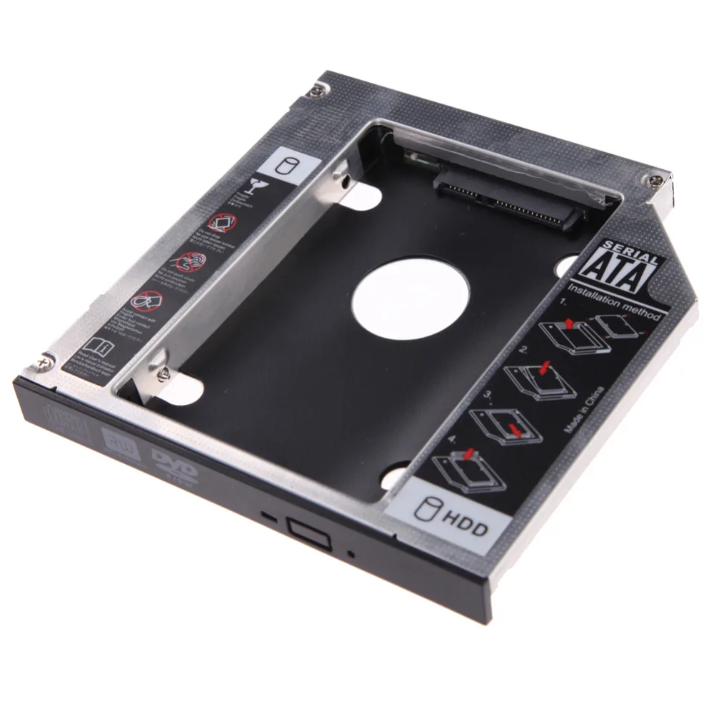 Универсальный алюминиевый SATA 2 5 'Ə мм й чехол для SSD корпус жесткого диска Caddy