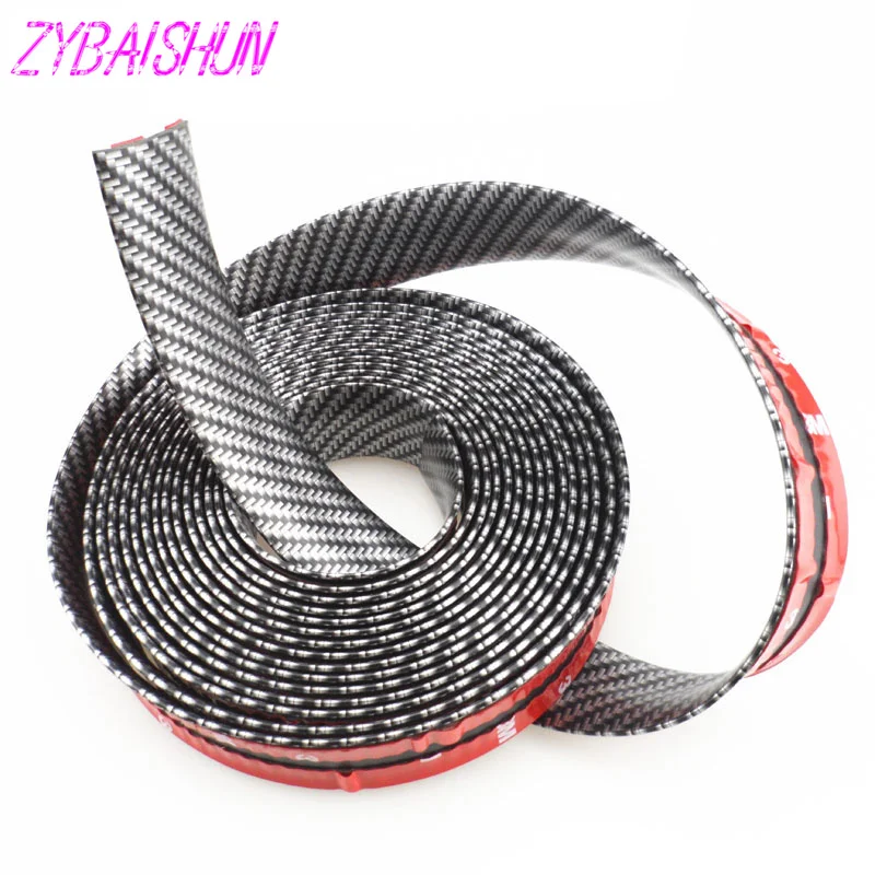 Наклейки 5D из углеродного волокна резиновая прокладка протектор подоконника