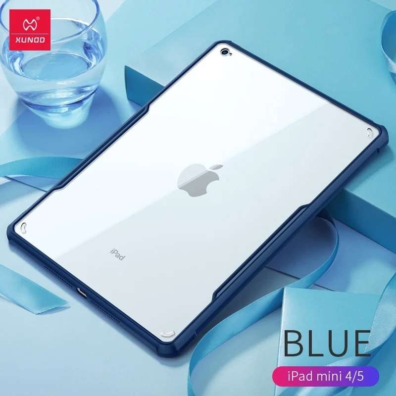 XUNDD защитный чехол для планшета для нового iPad Pro 11 12,9 9,7 10,2 10,5 дюймов mini 12345 air2 с подушками безопасности противоударный чехол s - Цвет: Blue-iPad mini4 5