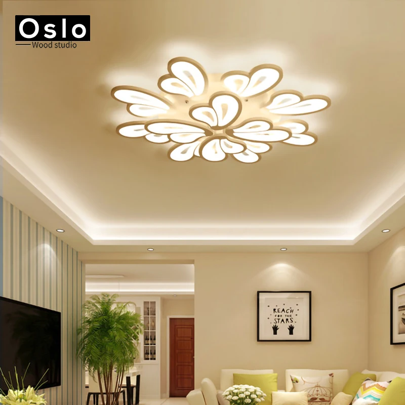 Современный акриловый светодиодный потолочный светильник лампа для гостиной