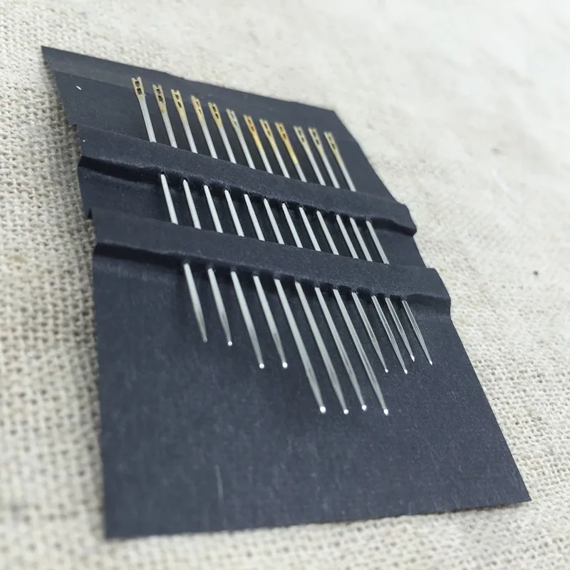 Ручная швейная нить Двойная резьба 12 игл | Дом и сад