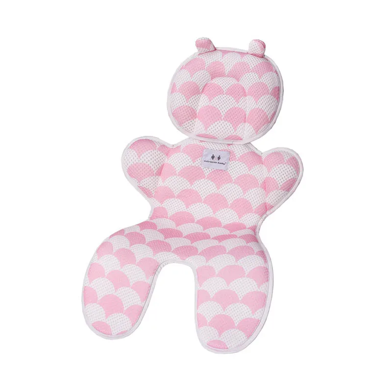 Pink B Летняя сетчатая Подушечка Для сиденья детской коляски Коляска мягкие матрасы классная дышащая коляска коврик для коляски Аксессуары для коляски - Цвет: Pink B
